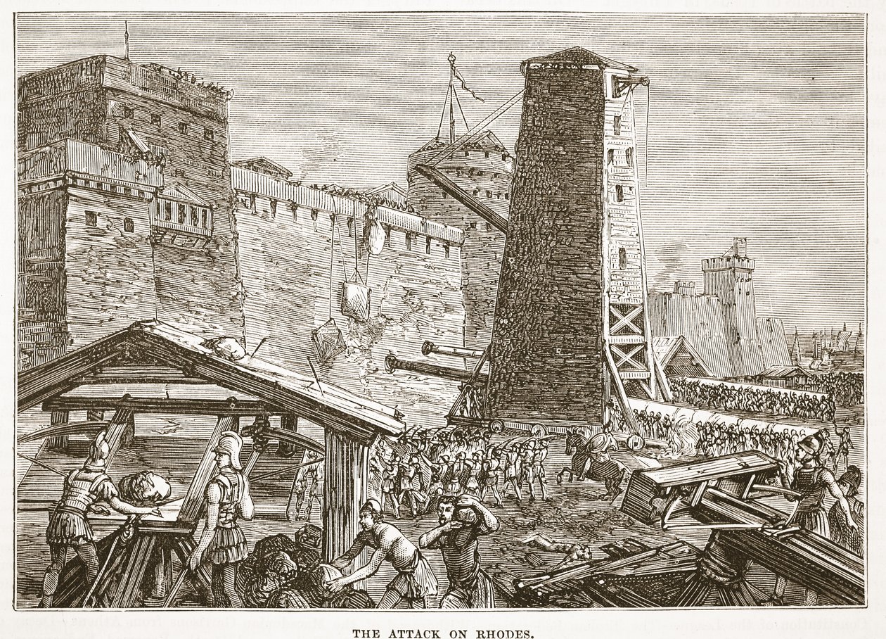 Der Angriff auf Rhodos von English School