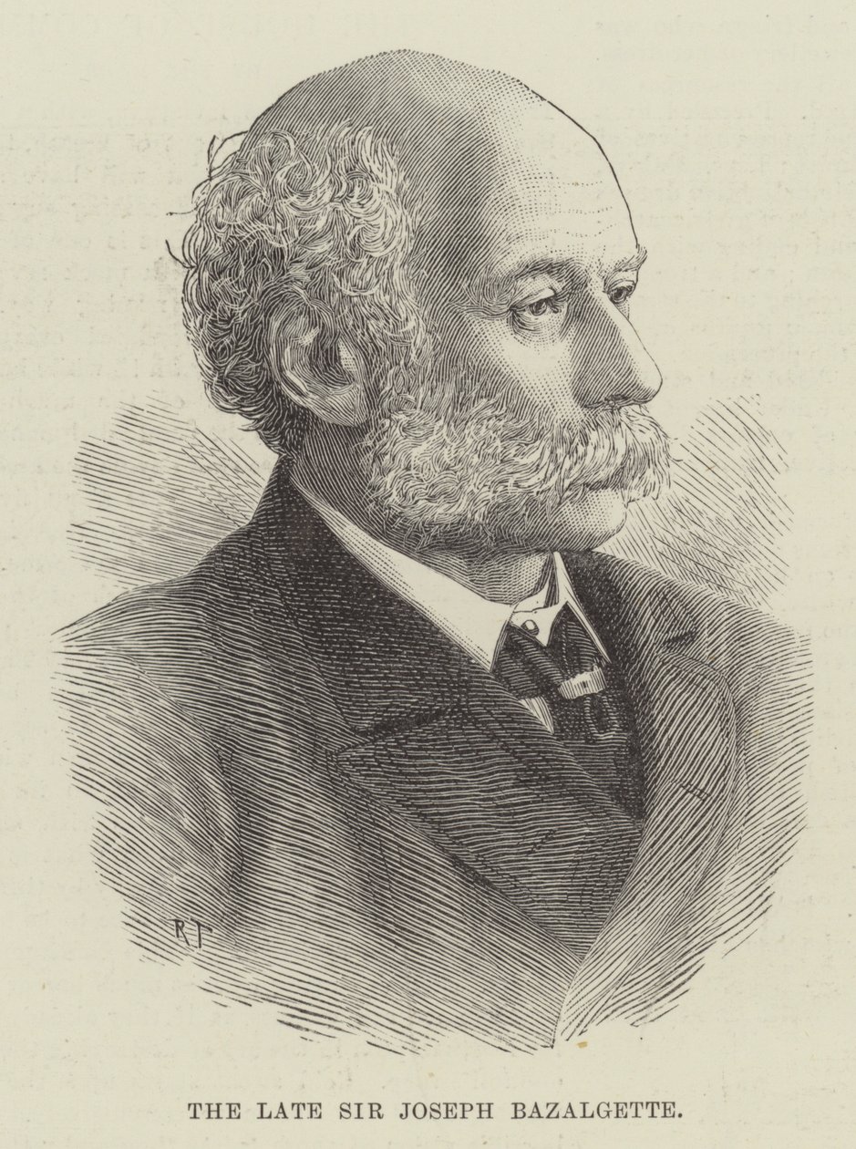 Der verstorbene Sir Joseph Bazalgette von English School