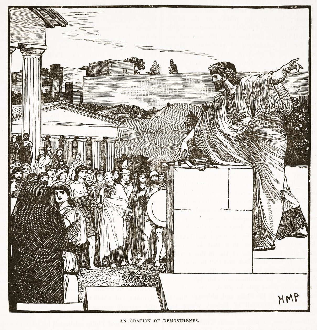 Die Rede des Demosthenes von English School