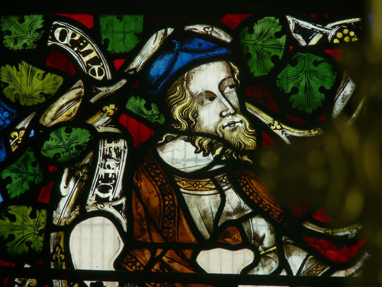 Fenster Ew, Darstellung des Propheten Ezechiel von English School