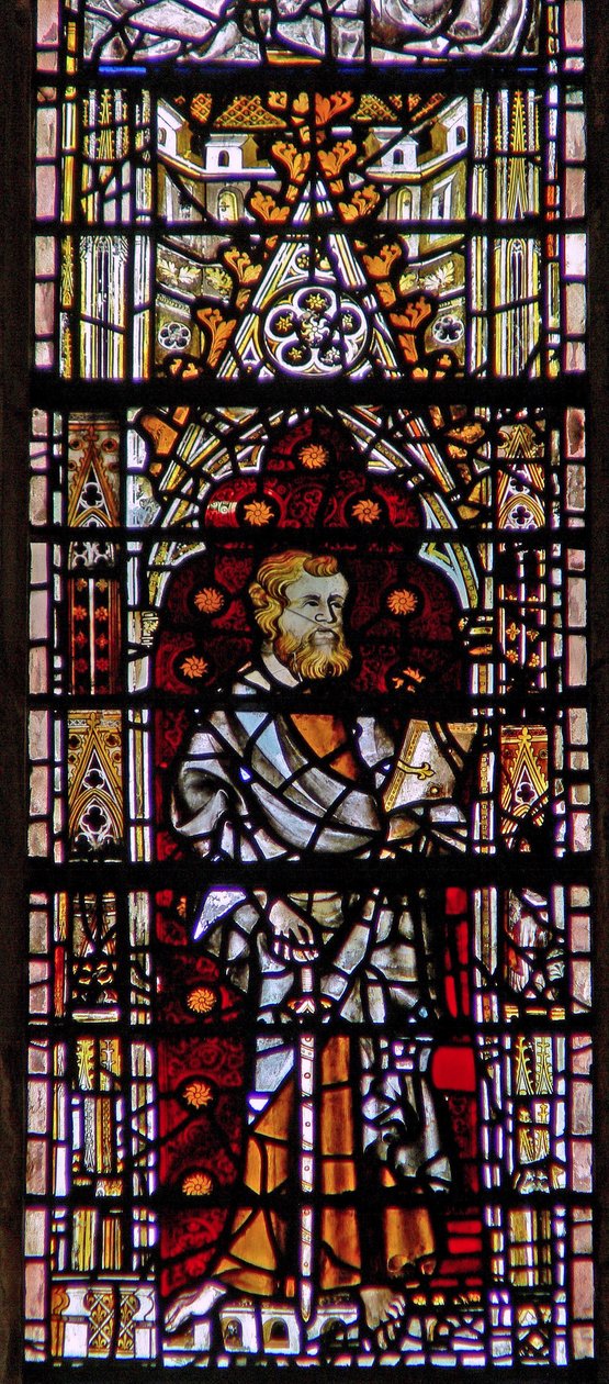 Fenster c6-7, Darstellung eines Heiligen von English School