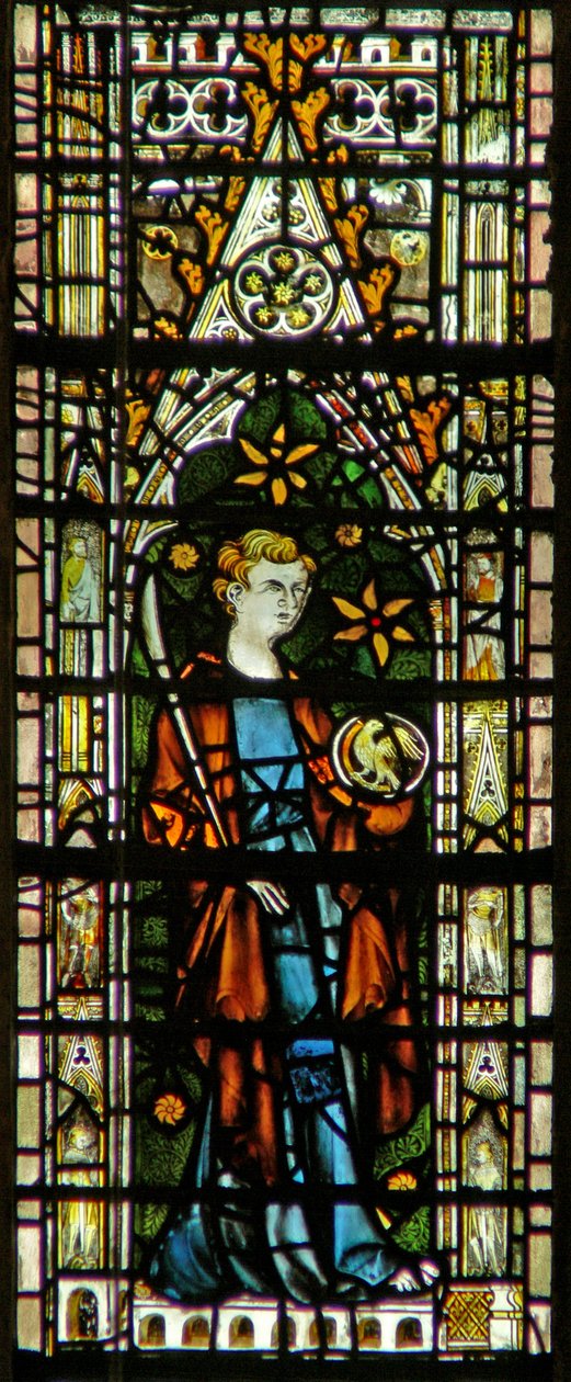 Fenster c6, Darstellung von St. Johannes von English School