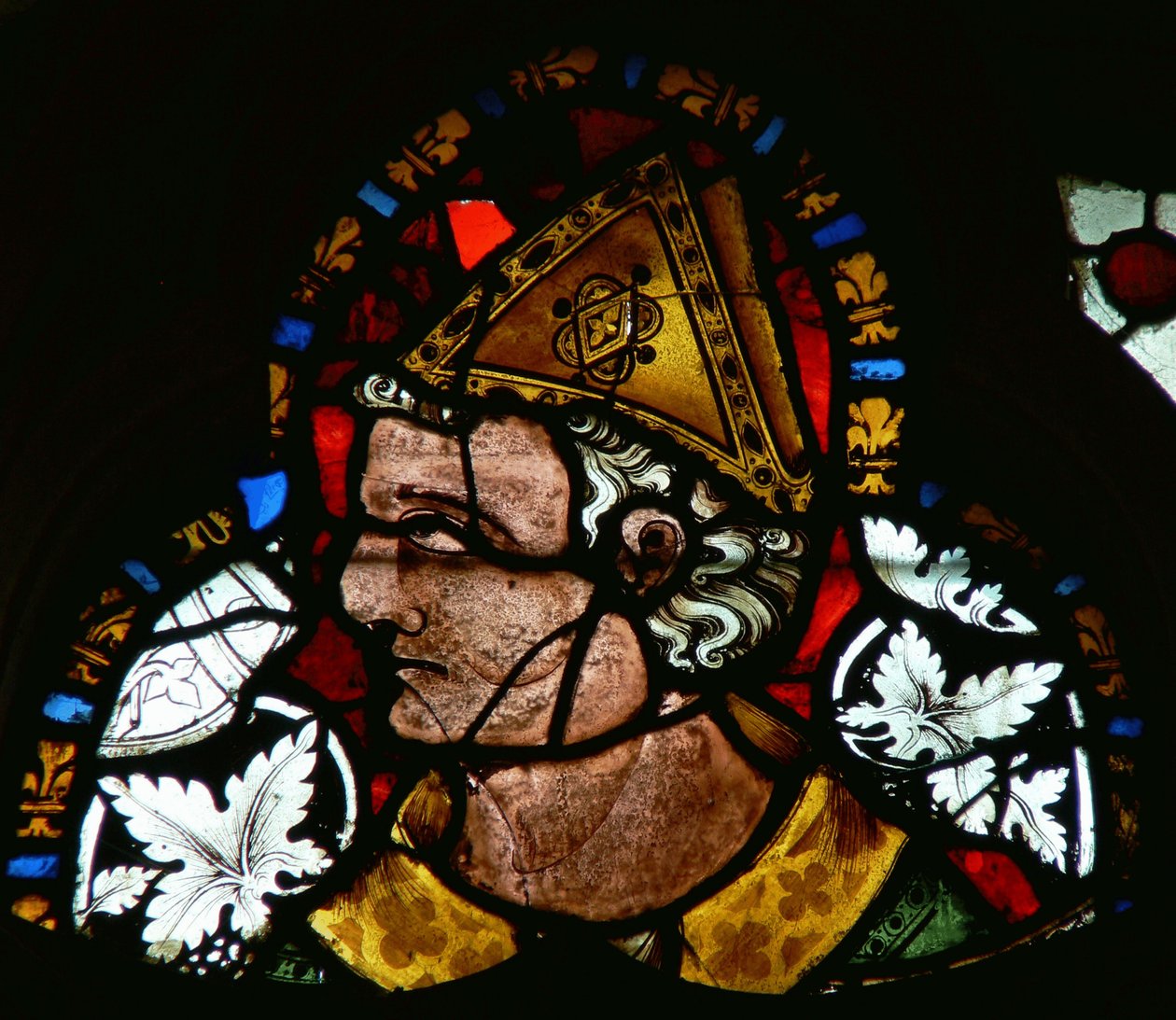 Fenster mit St. Cuthbert von English School