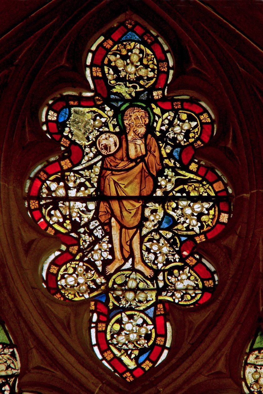 Fenster n-11 mit Johannes dem Täufer von English School