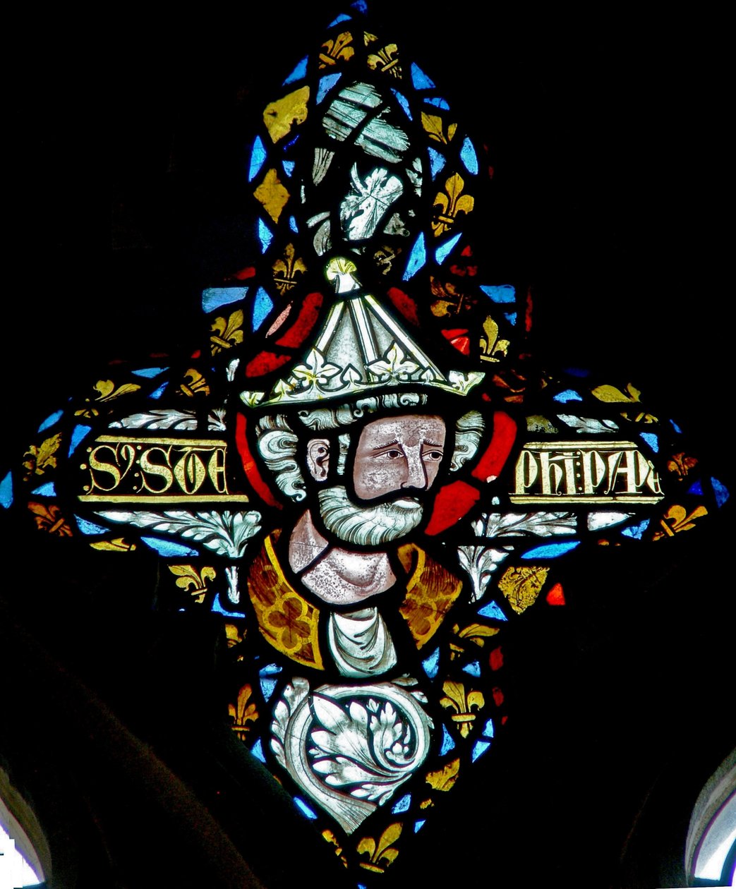 Fenster n-5 mit St. Stephanus von English School