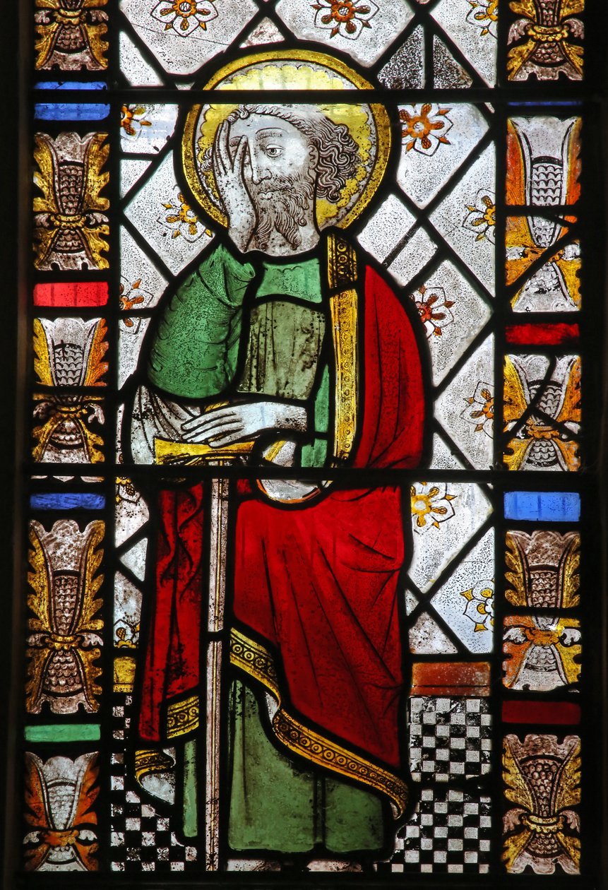 Fenster n4 mit Darstellung von St. Paulus von English School