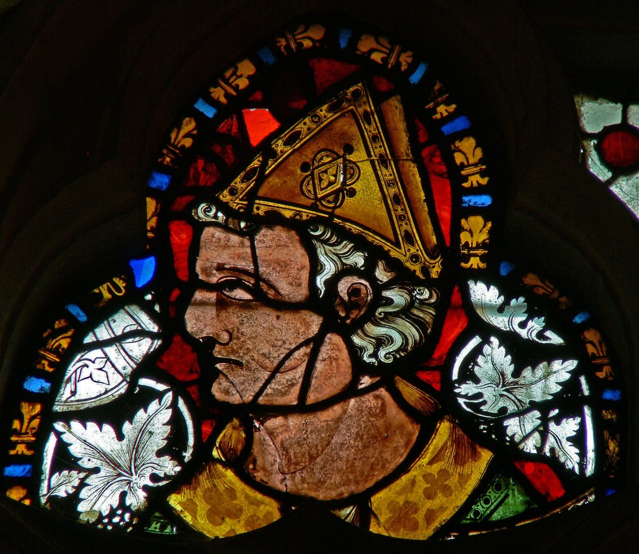 Fenster s-2 mit St. Cuthbert von English School