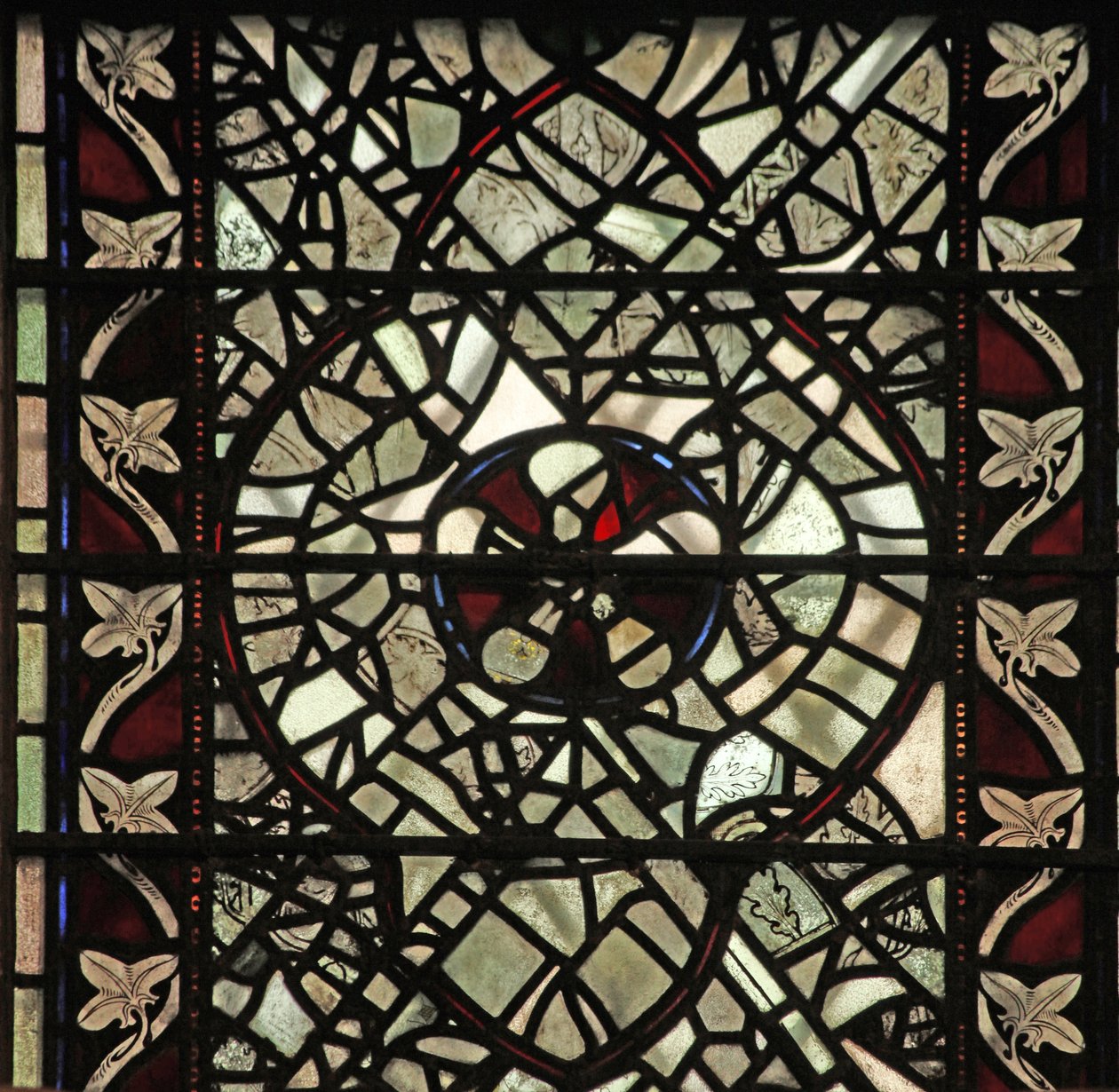 Fenster w58 mit Grisaille von English School