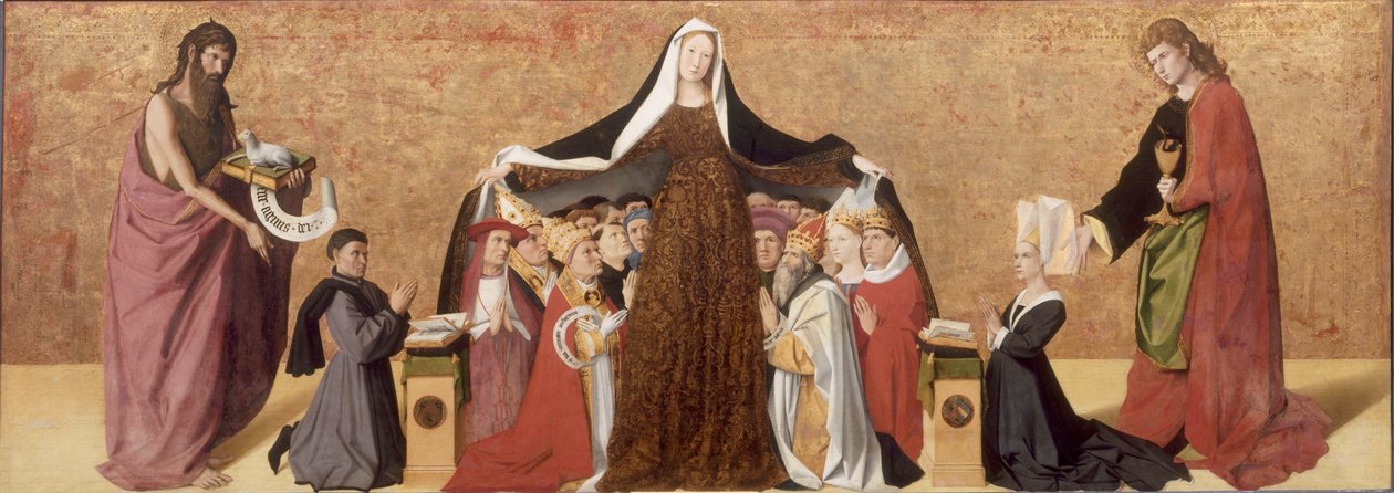 Schutzmantelmadonna der Familie Cadard von Enguerrand Quarton