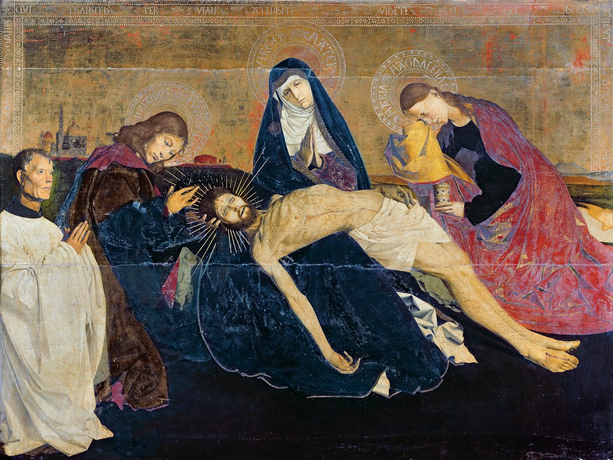 Die Avignon Pieta, 1450-60 von Enguerrand Quarton
