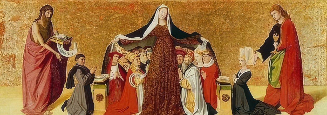 Schutzmantelmadonna von Enguerrand Quarton