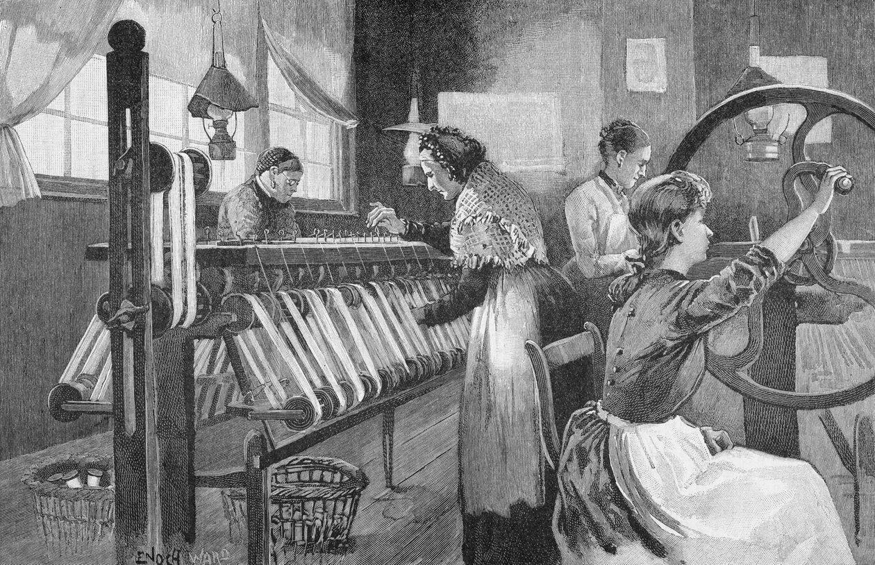 Seidenweber von Spitalfields, 1893 von Enoch Ward
