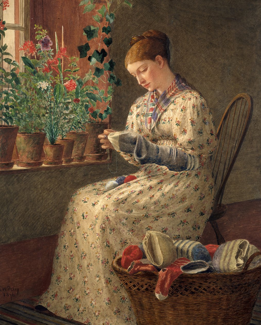 Ein Monat Stopfen, 1876 von Enoch Wood Perry