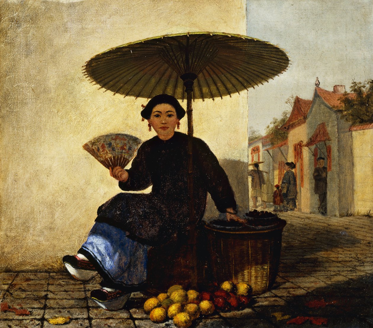 Obsthändler von Enoch Wood Perry
