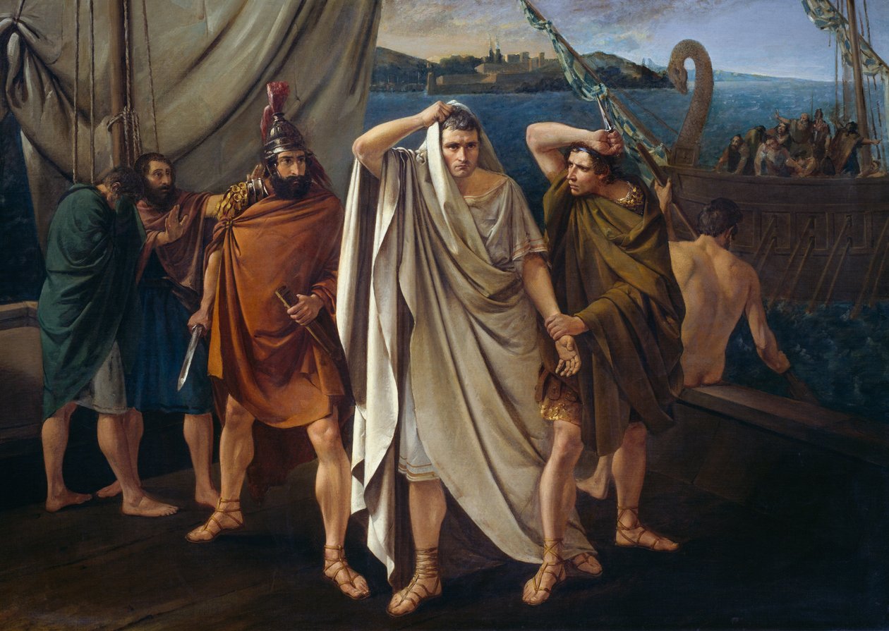 Mord an Pompeius dem Großen von Enrico Bandini