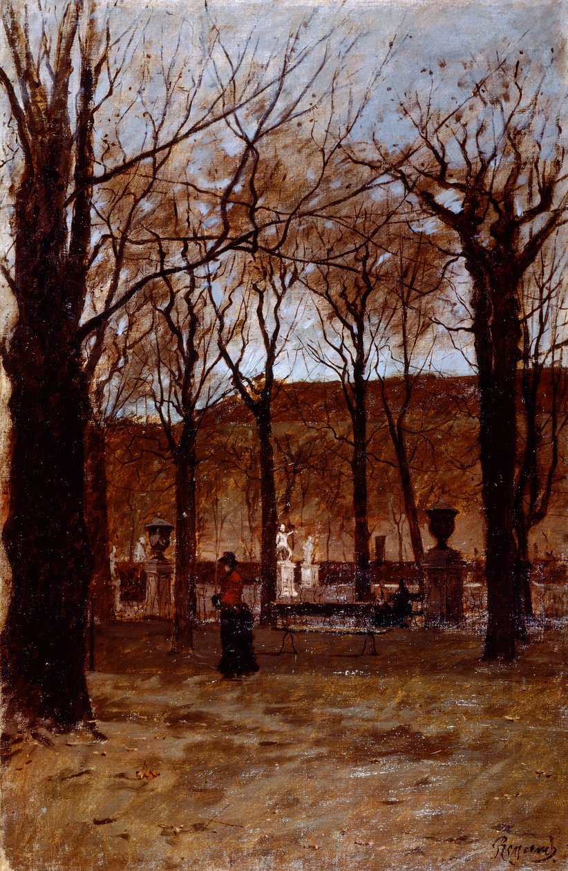 Gärten in Turin, von Enrico Reycend von Enrico Reycend