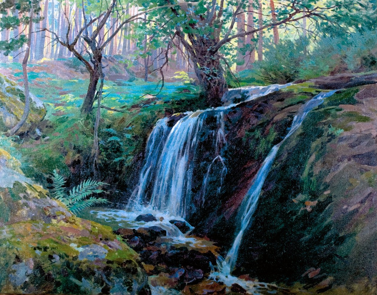 Wasserfall von La Hiruela von Enrique Simonet