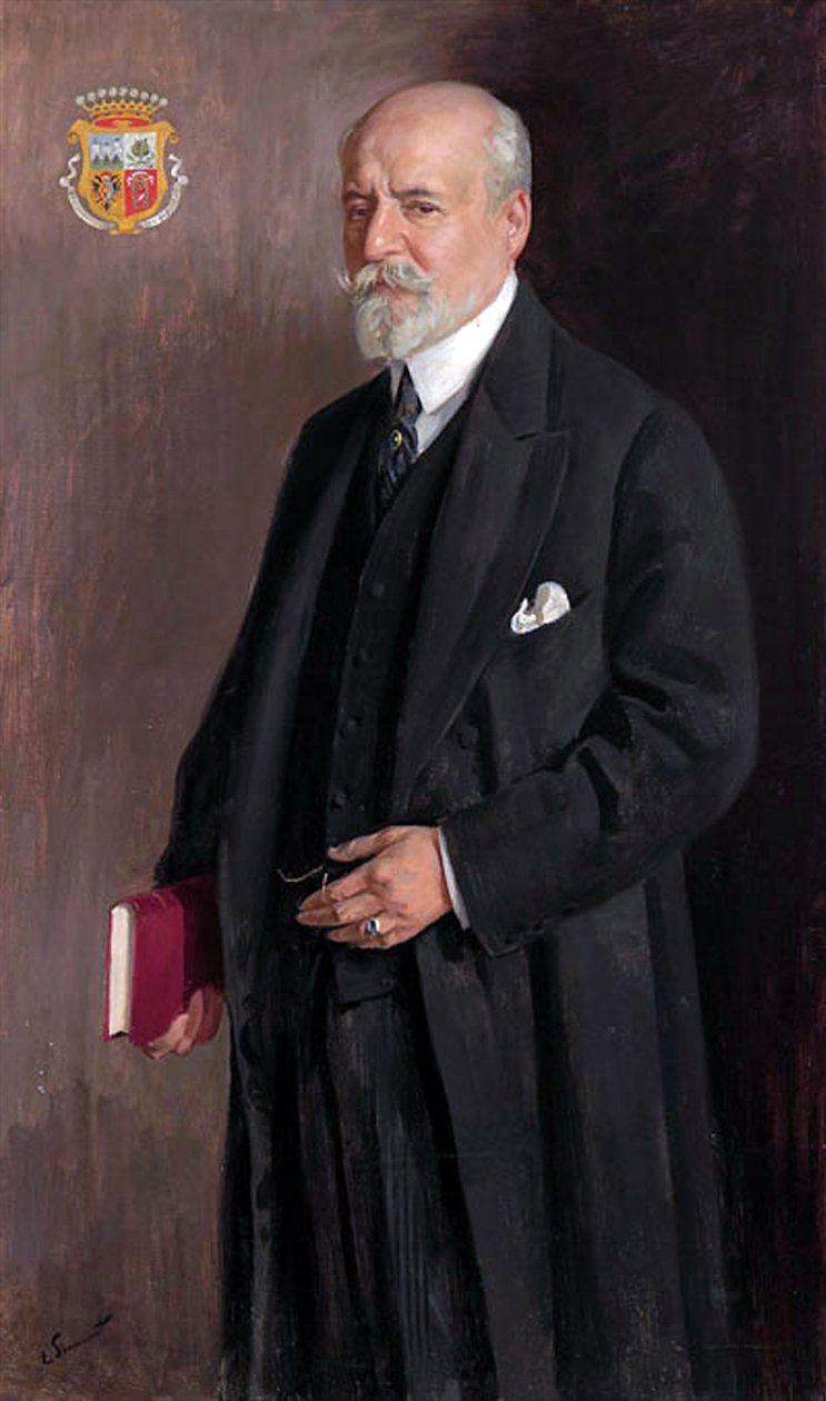 Porträt eines Herrn von Enrique Simonet