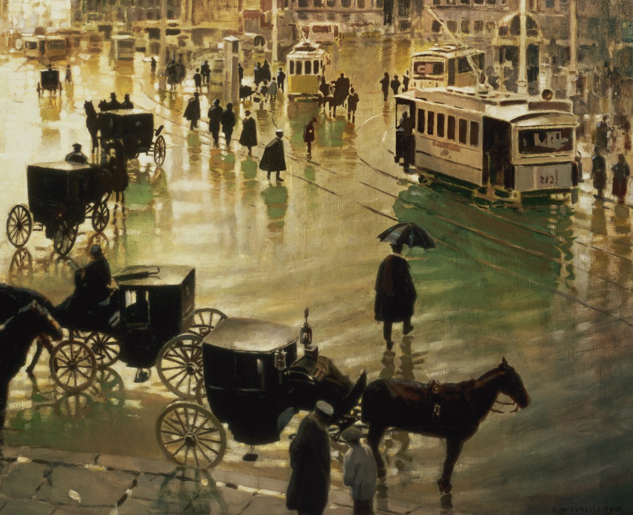 Puerta del Sol, Madrid von Enrique Martinez Cubells y Ruiz
