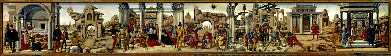 Wunder des heiligen Vinzenz Ferrer von Ercole de Roberti
