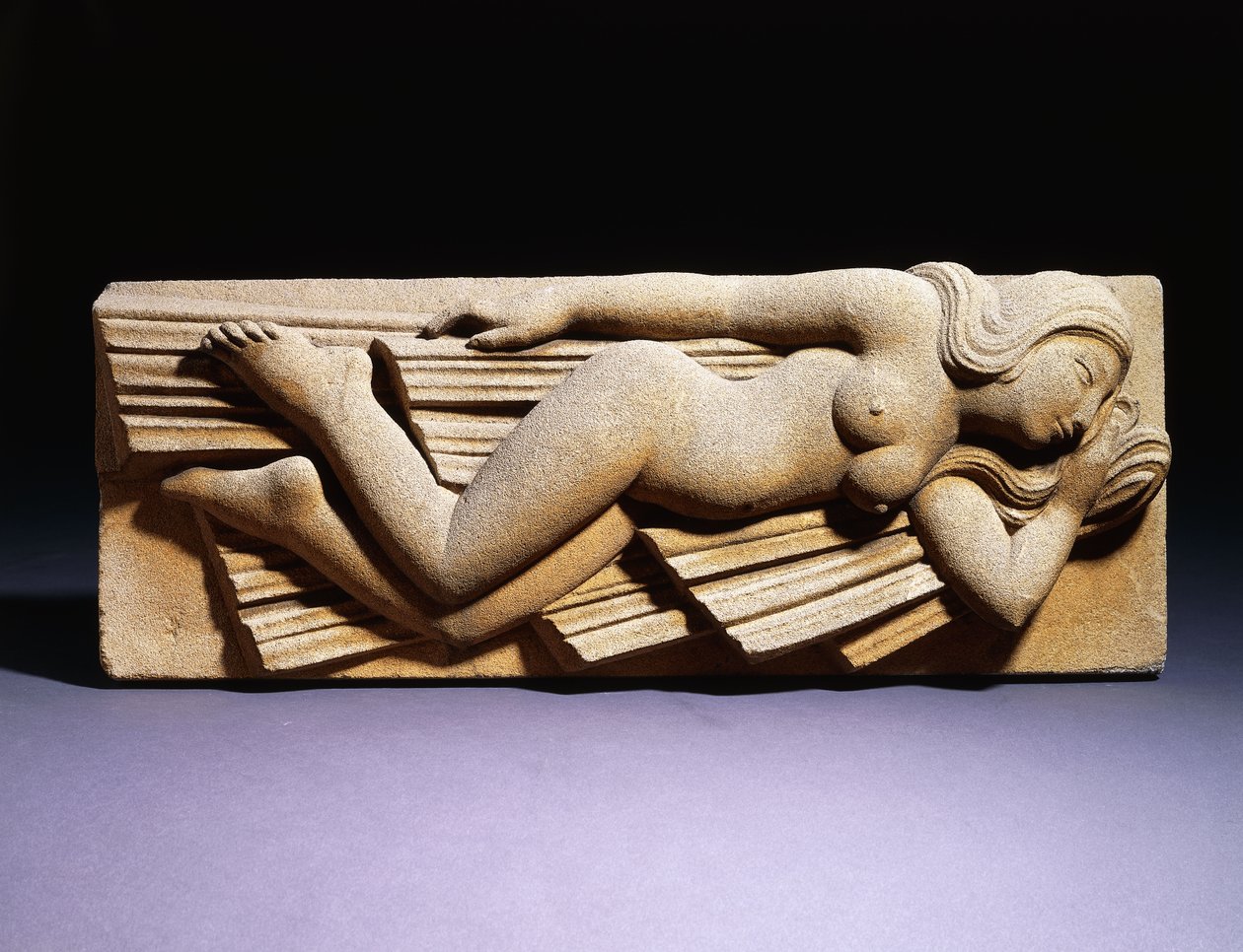 Modell für Skulptur: Der Südwind von Eric Gill