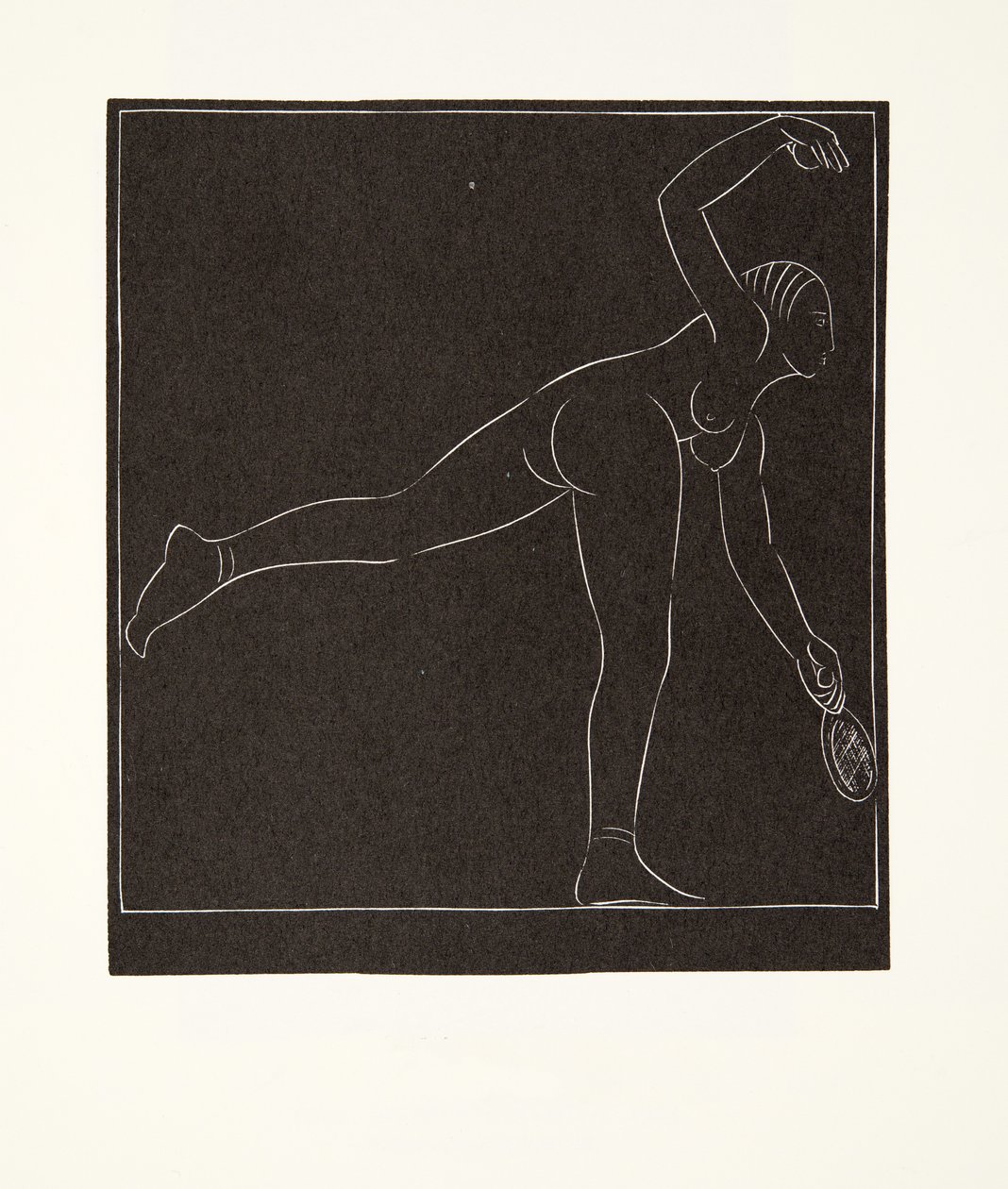 Der Tennisspieler von Eric Gill
