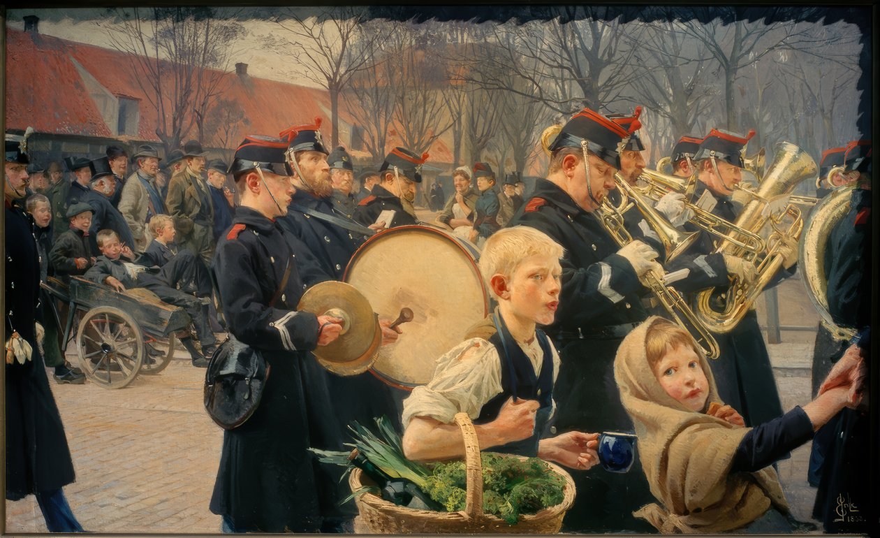 Wachablösung, 1888 von Erik Hennigsen