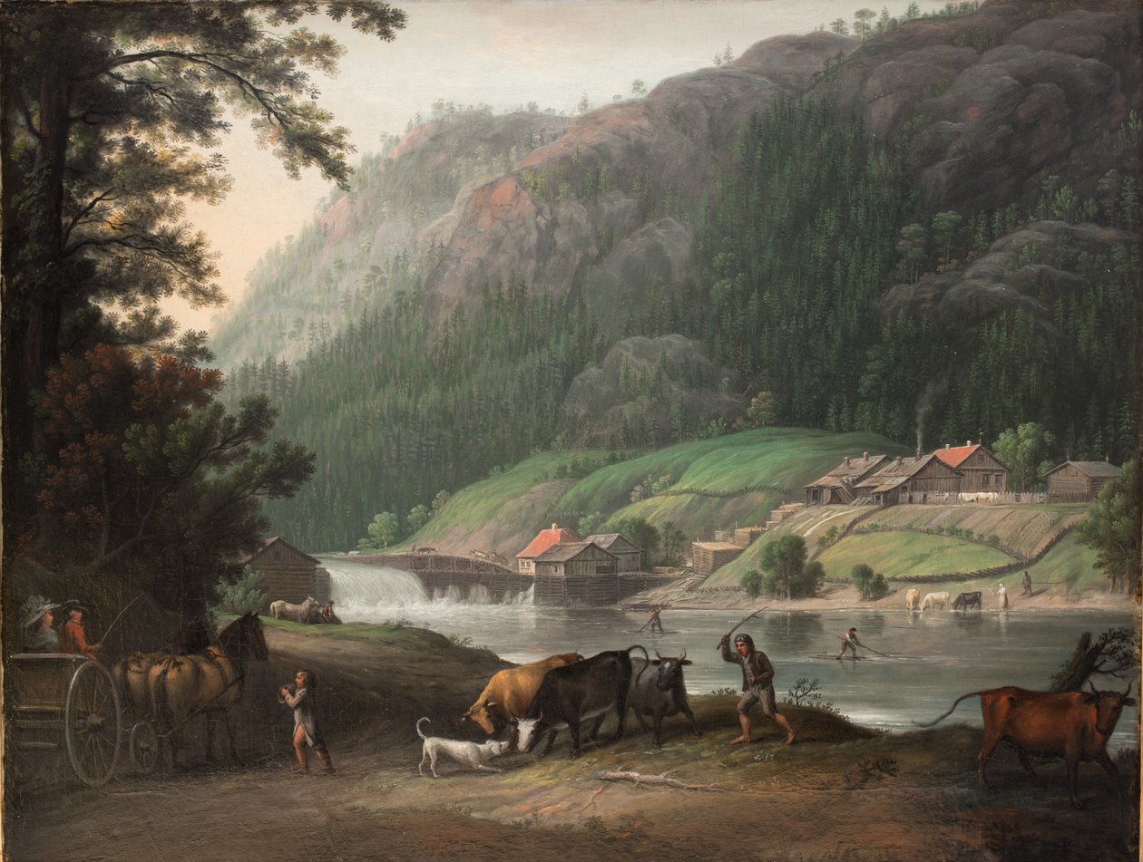 Tistedalen bei Frederikshald in Norwegen von Erik Pauelsen