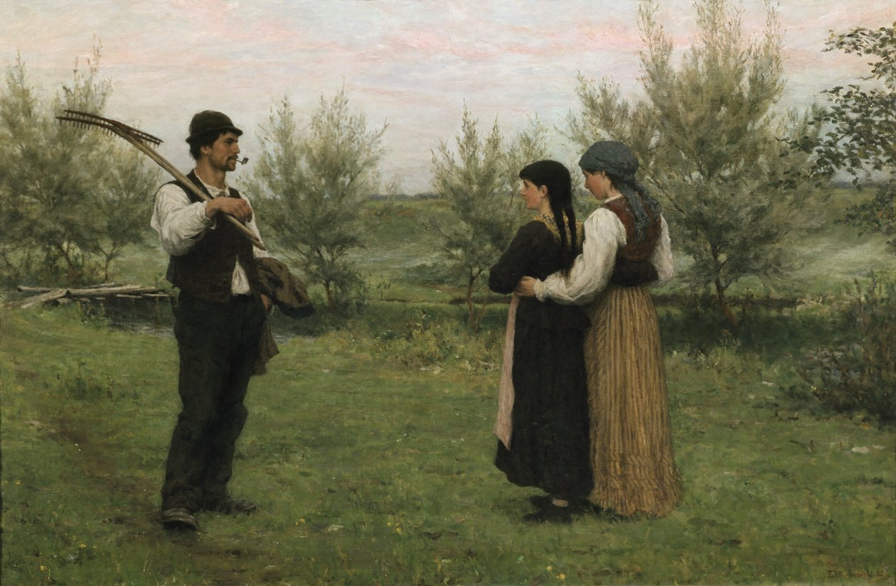 Ein Treffen von Erik Theodor Werenskiold