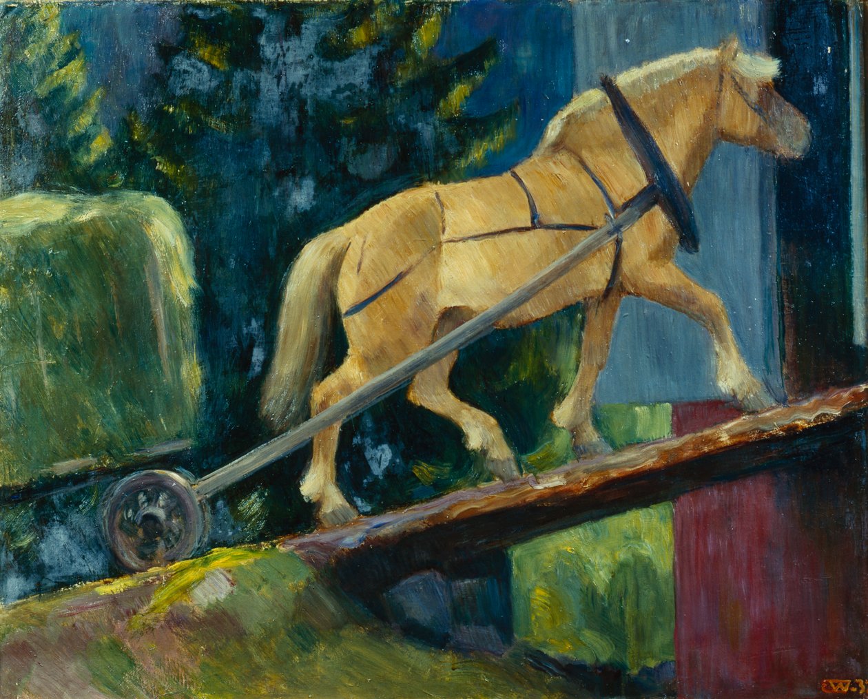 Scheunenbrücke von Erik Theodor Werenskiold