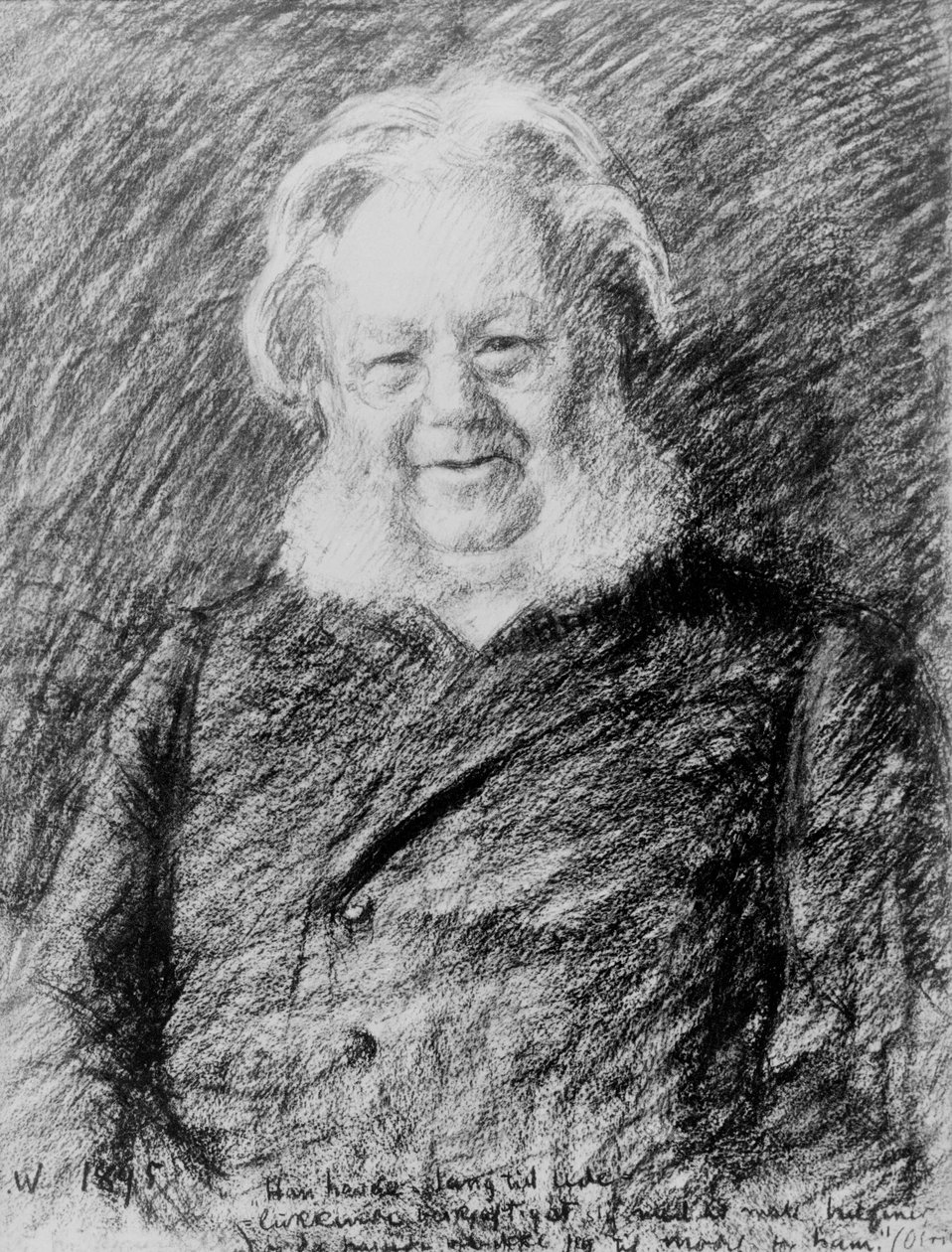 Henrik Ibsen von Erik Theodor Werenskiold