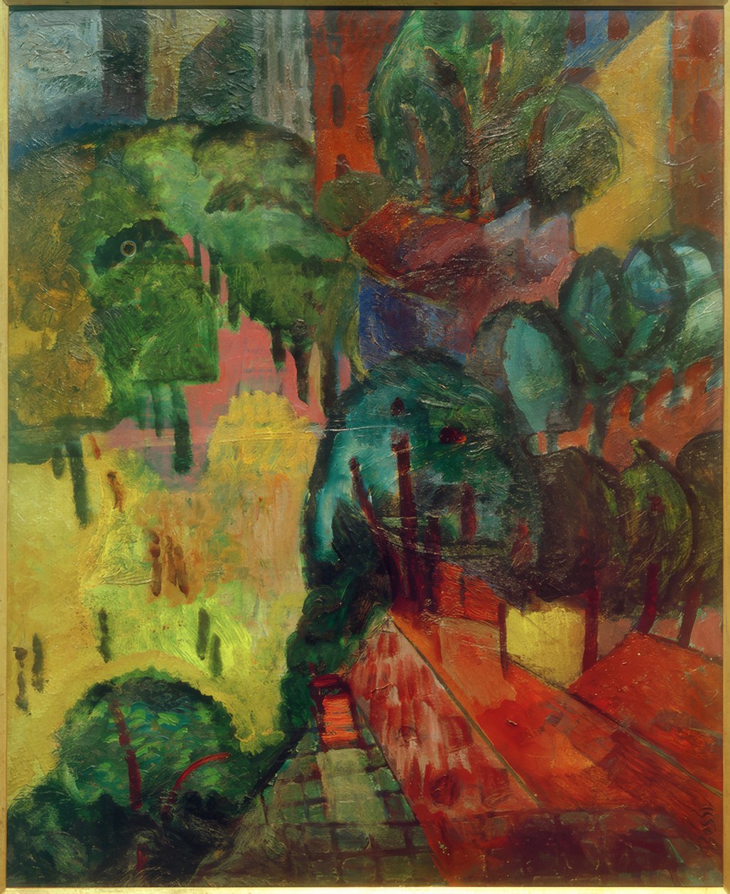 Pariser Stadtlandschaft von Erma Bossi