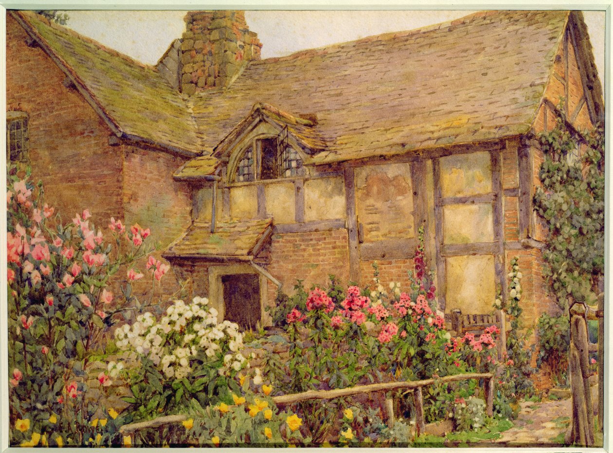 Ein Cottage-Garten in Cholstry von Ernest Arthur Rowe