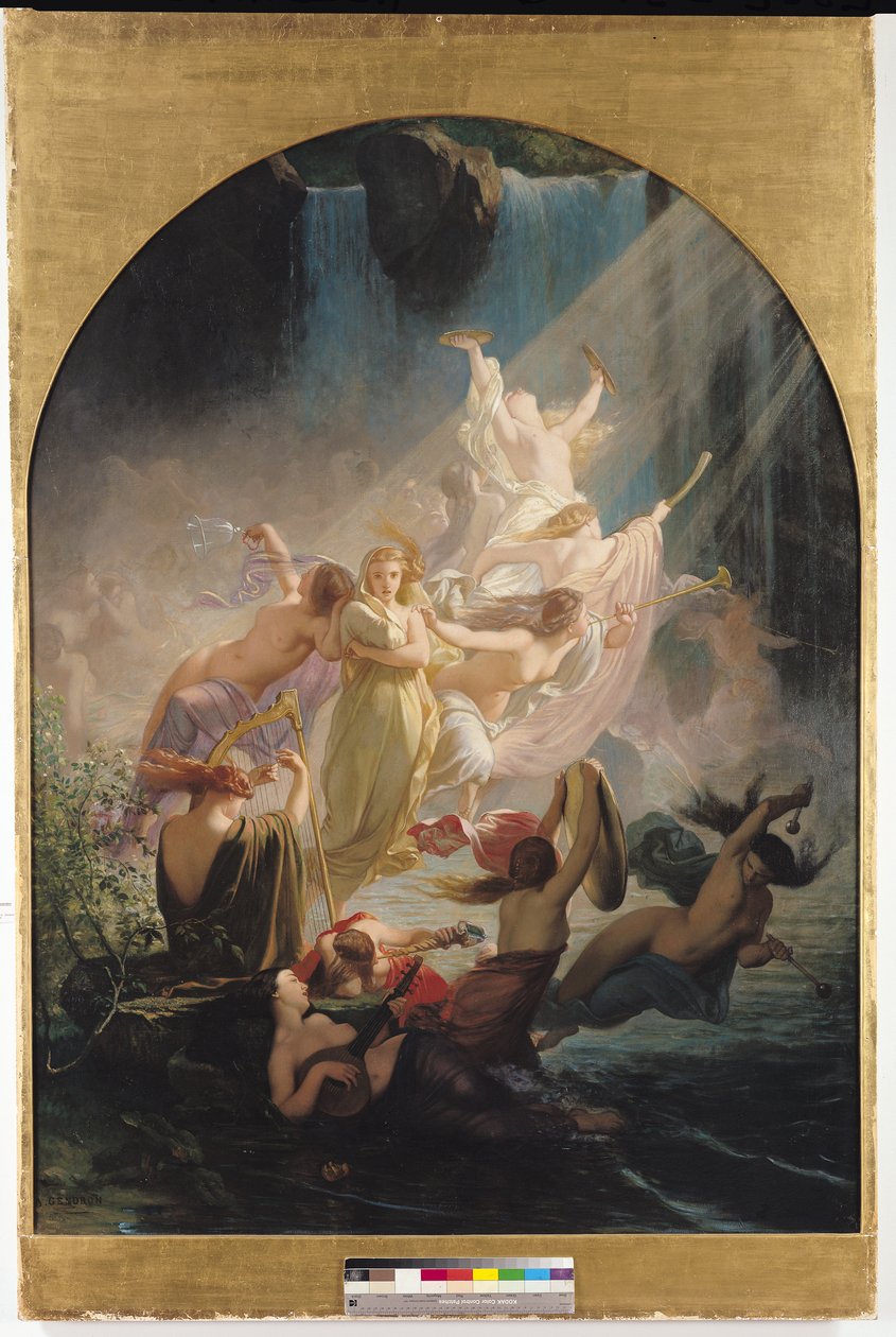 Die Undinen oder, Die Stimme des Wildbachs, 1857 von Ernest Augustin Gendron