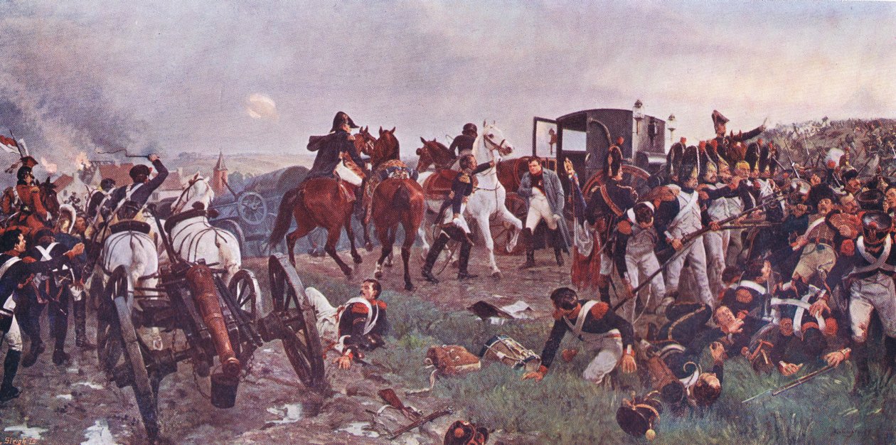Am Abend von Waterloo AD 1815 von Ernest Crofts