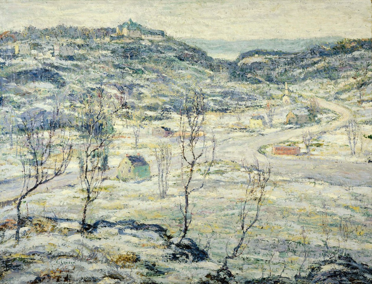 Harlem-Tal, Winter von Ernest Lawson