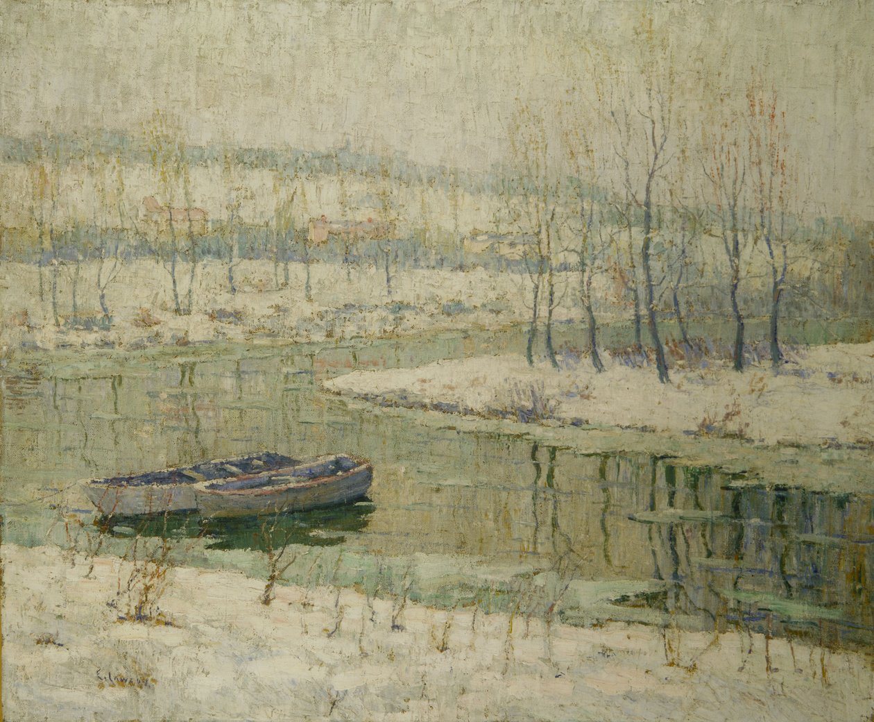 Frühlingstauwetter von Ernest Lawson