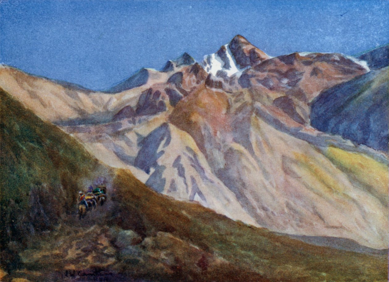 Aufstieg zum Las Cuevas Pass von Ernest William Christmas