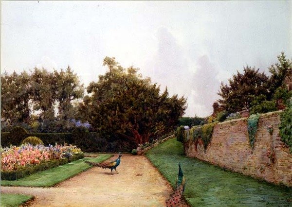 Unter der Terrasse, Penshurst, Kent von Ernest Arthur Rowe