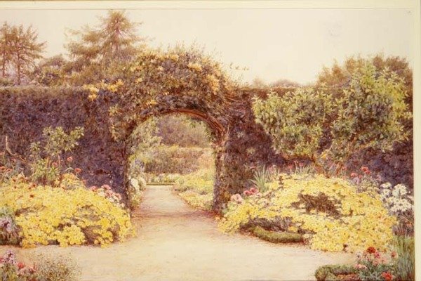Juli Gold, Abbey Leix, Irland von Ernest Arthur Rowe