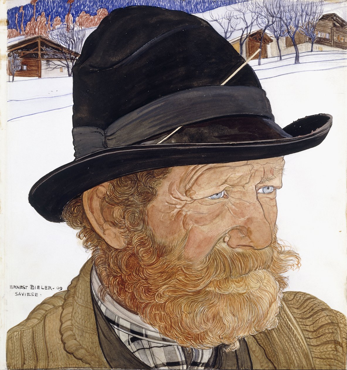 Mann aus Saviese von Ernest Bieler