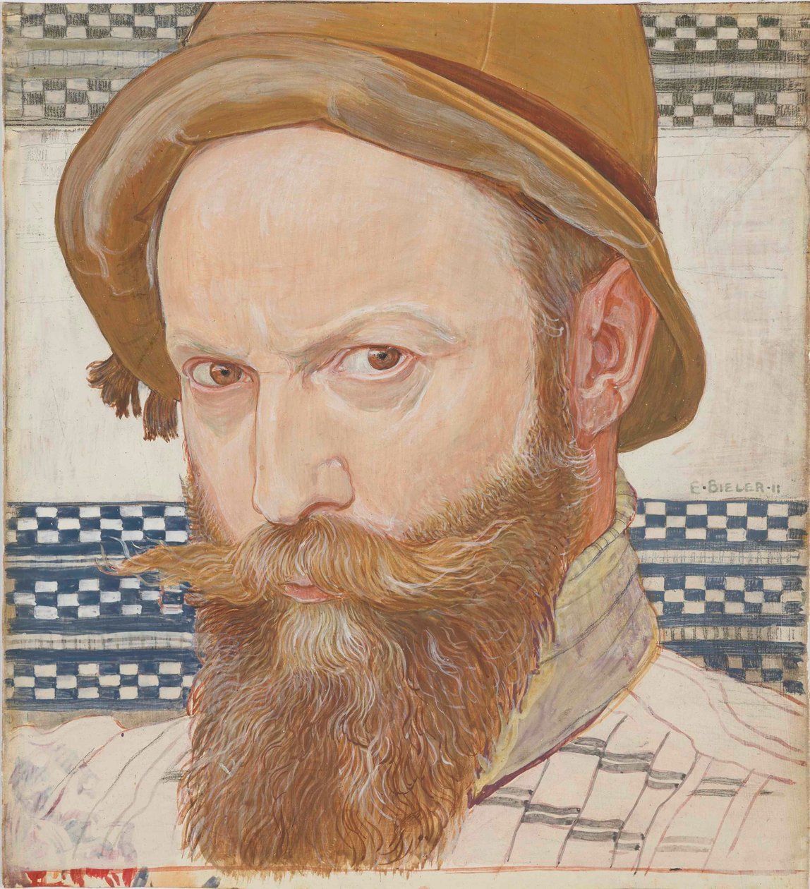 Selbstporträt, 1911 von Ernest Bieler