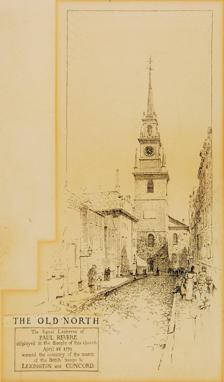 Boston - Nordkirche von Ernest C. Peixotto