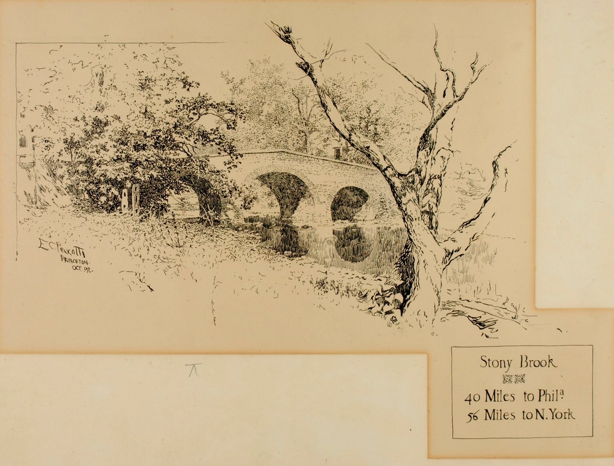 Bachbrücke von Ernest C. Peixotto