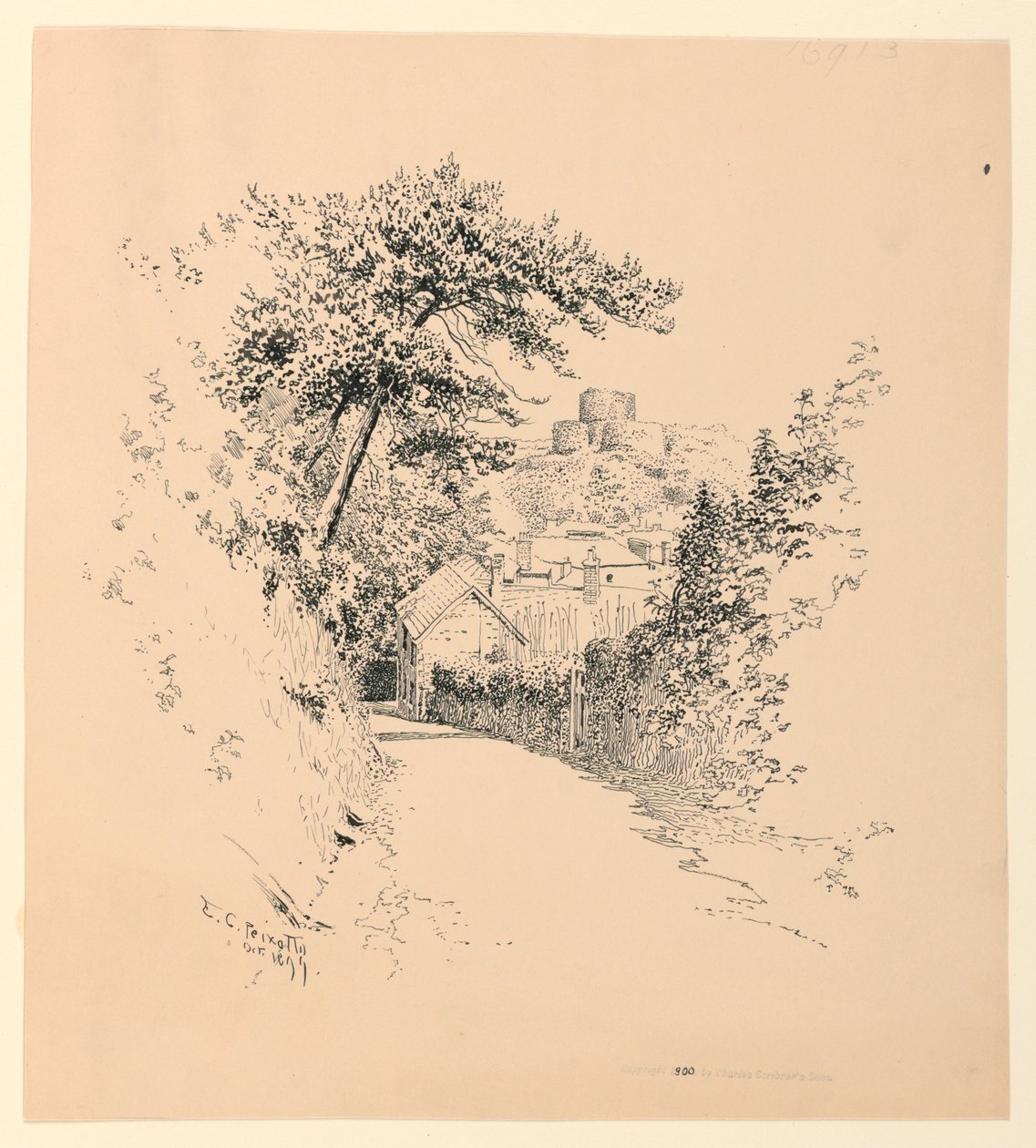 Das Schloss von Launceston von Ernest Clifford Peixotto