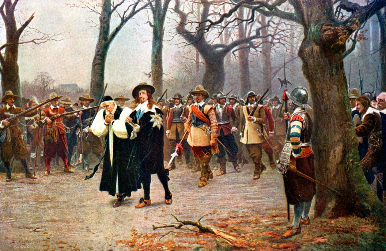 Hinrichtung von Karl I., 1649, 1909 von Ernest Crofts