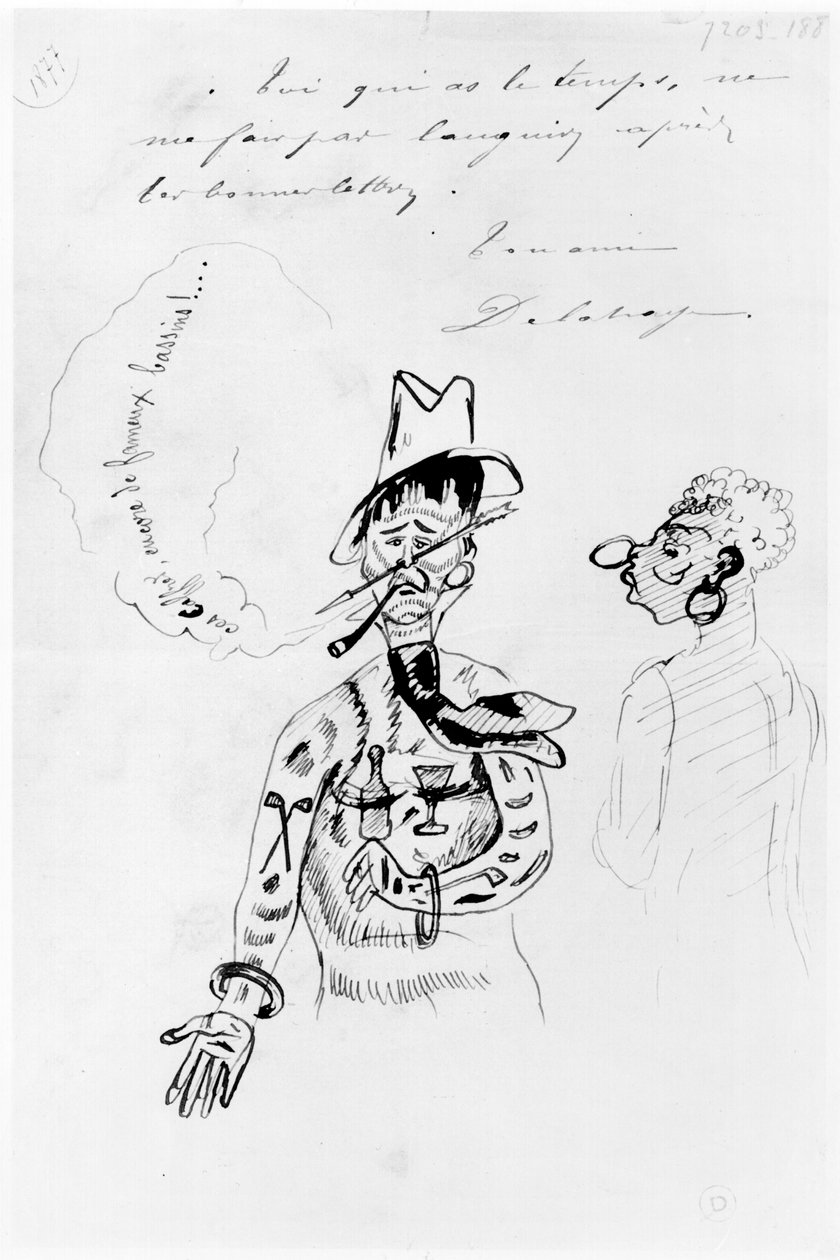Arthur Rimbaud (1854-91) als Kaffer, 1877 von Ernest Delahaye