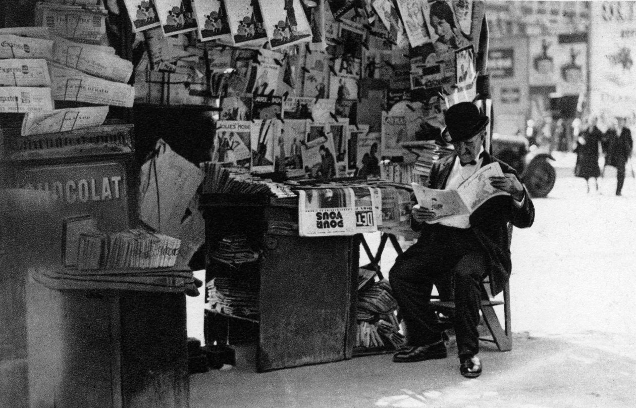 Zeitungsstand, Paris von Ernest Flammarion
