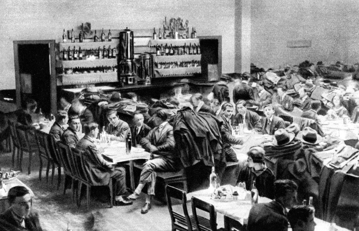Restaurant für Studenten, Paris, 1931 von Ernest Flammarion