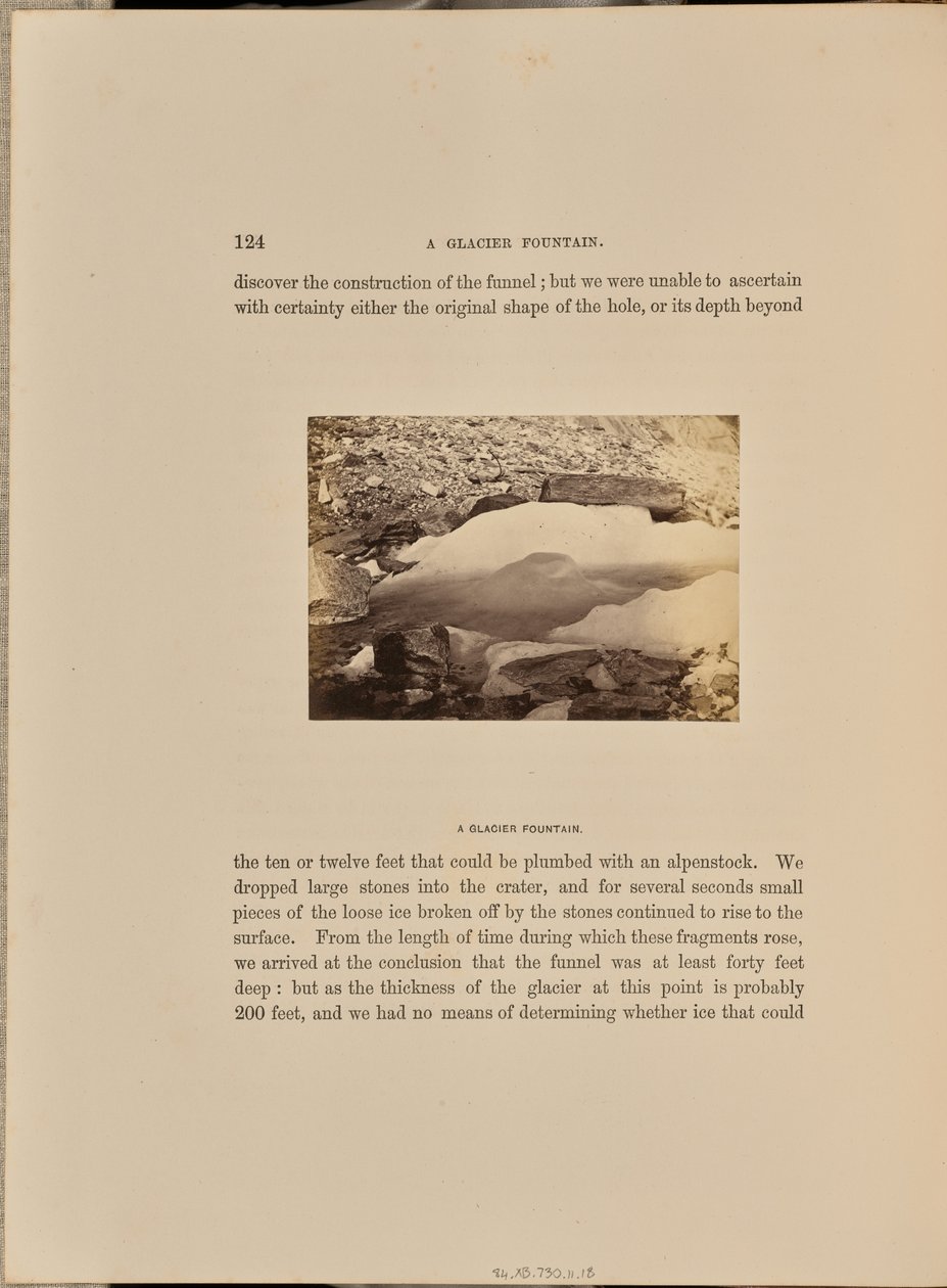 Ein Gletscherbrunnen von Ernest H. Edwards